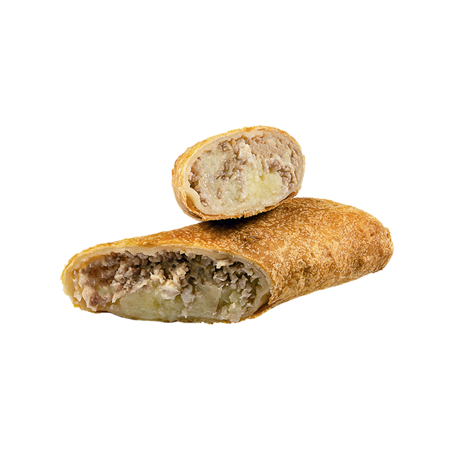 Кулебяка с мясом и картофелем