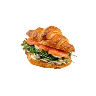 Круассан Лосось-сливочный сыр